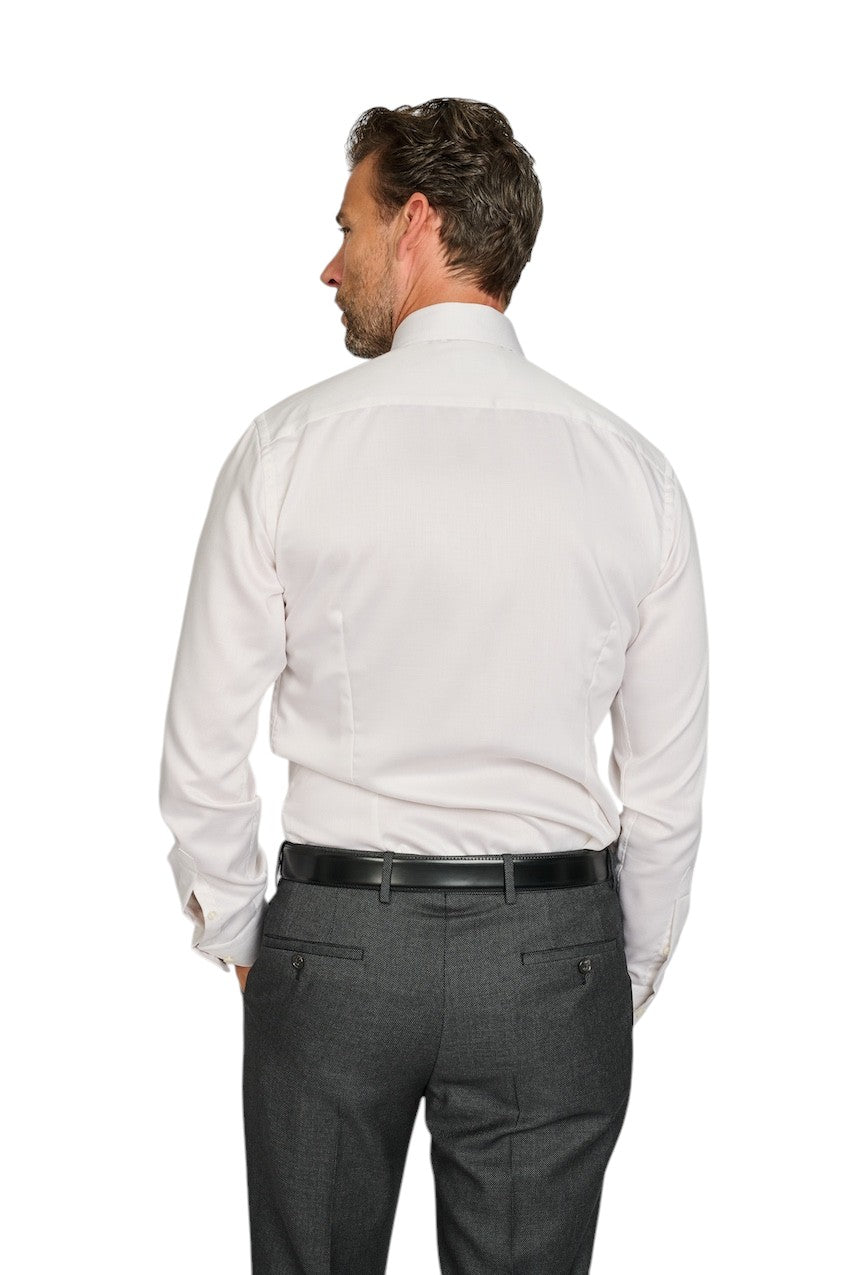 Eton hemd lange mouwen heren beige slim