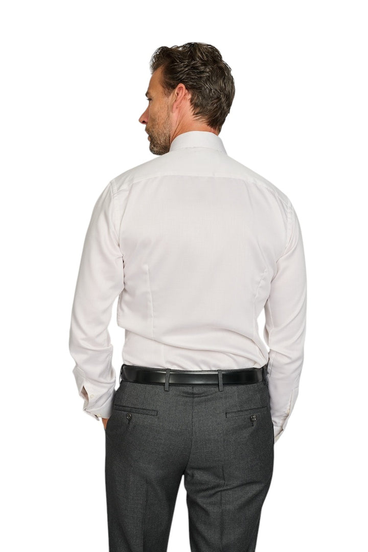 Eton hemd lange mouwen heren beige slim