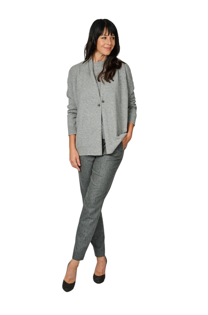 Fabiana Filippi gilet dames grijs