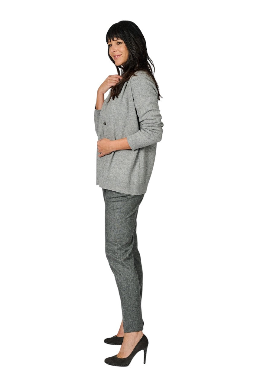 Fabiana Filippi gilet dames grijs