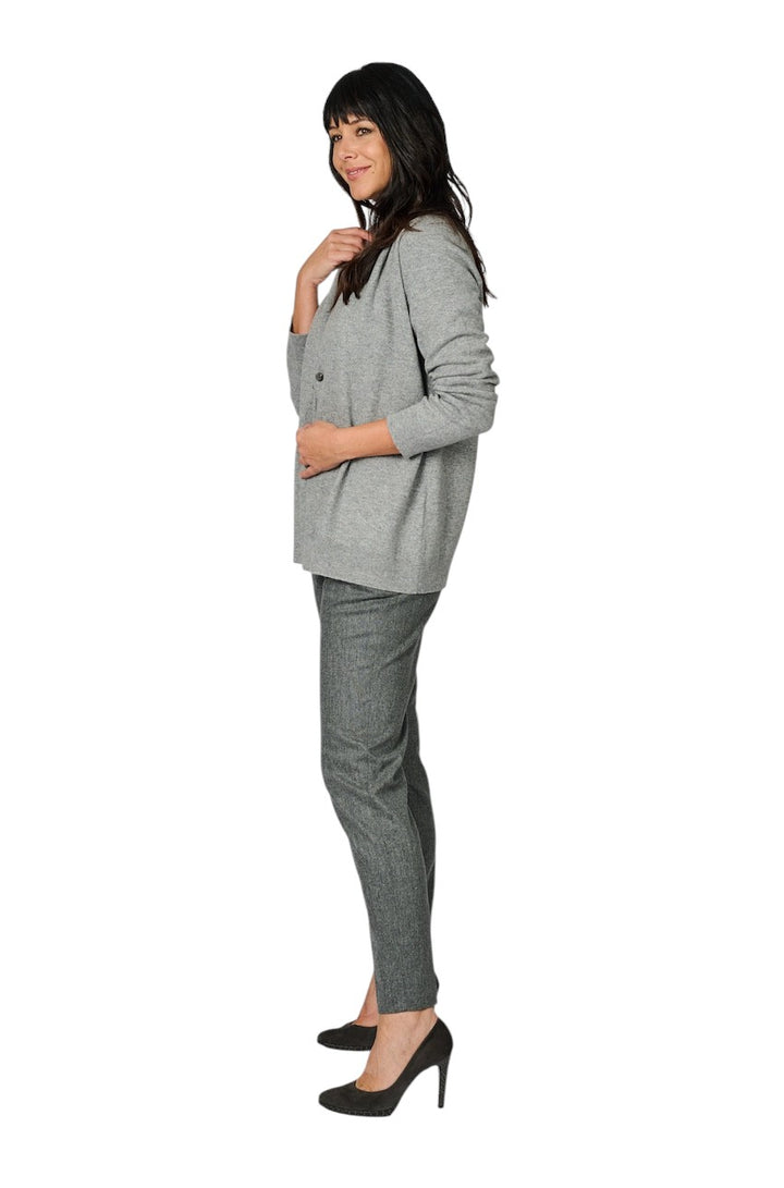 Fabiana Filippi gilet dames grijs