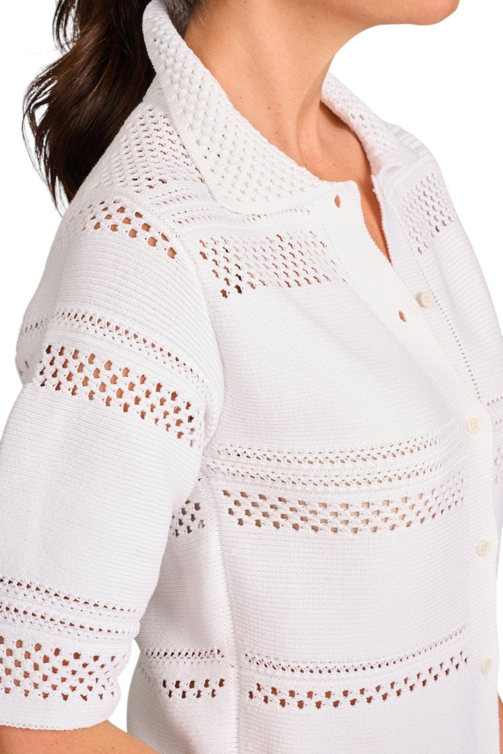 Fabiana Filippi gilet dames wit MAD275F492 D290 21