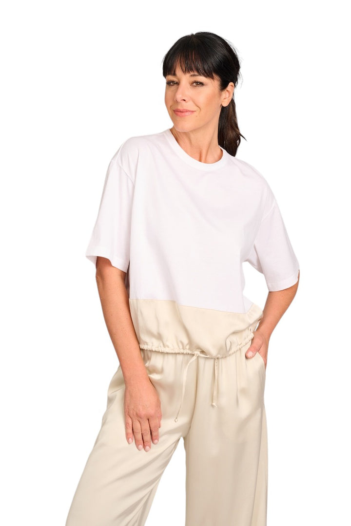 Fabiana Filippi pull dames ecru JED275F615 L456 VR1
