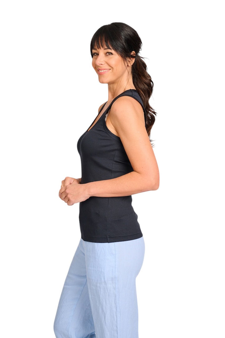 Fabiana Filippi topje dames marine JED275F606 L396 5146.