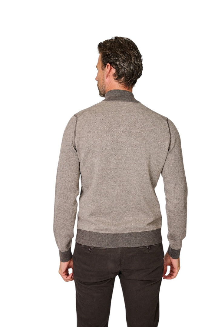 Gran Sasso Hommes gilet pour homme marron
