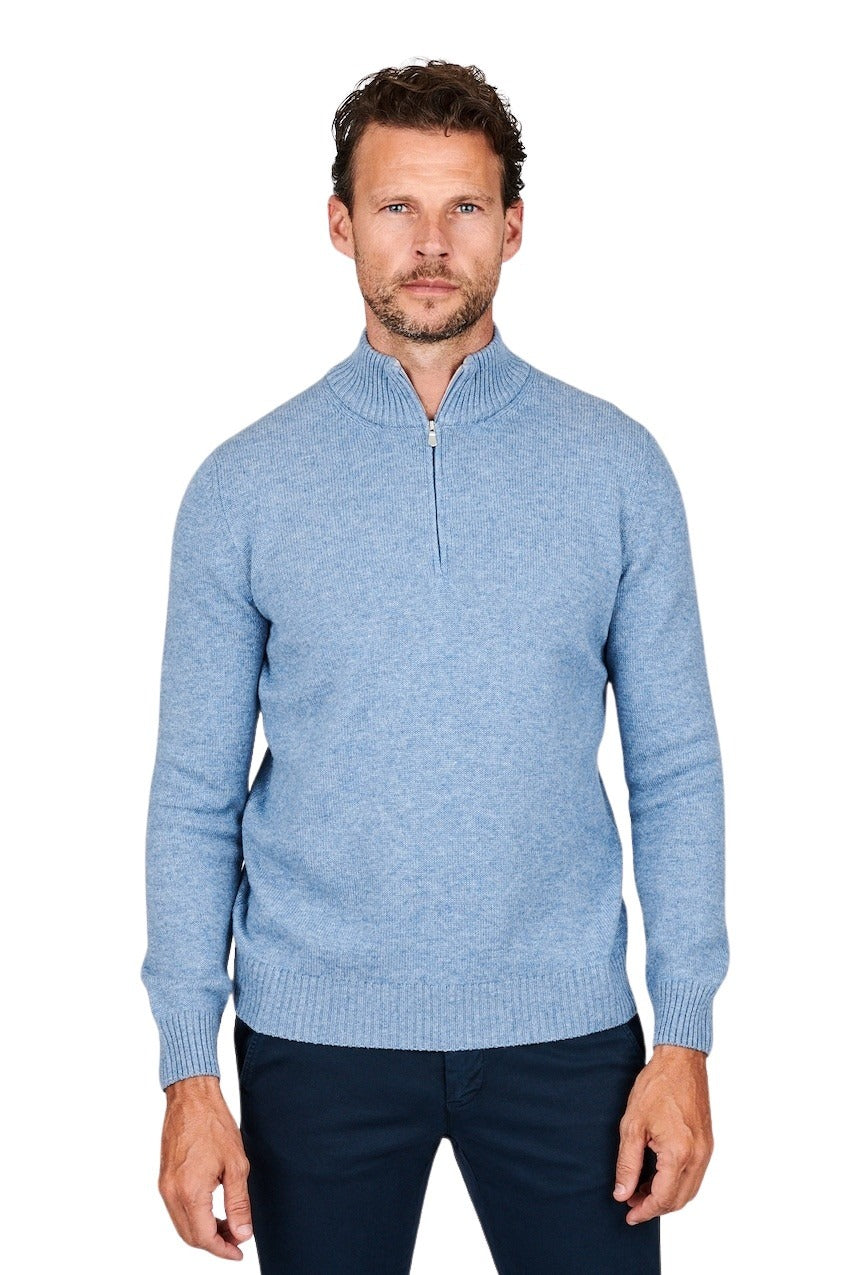 Gran Sasso Men pull trui heren licht blauw