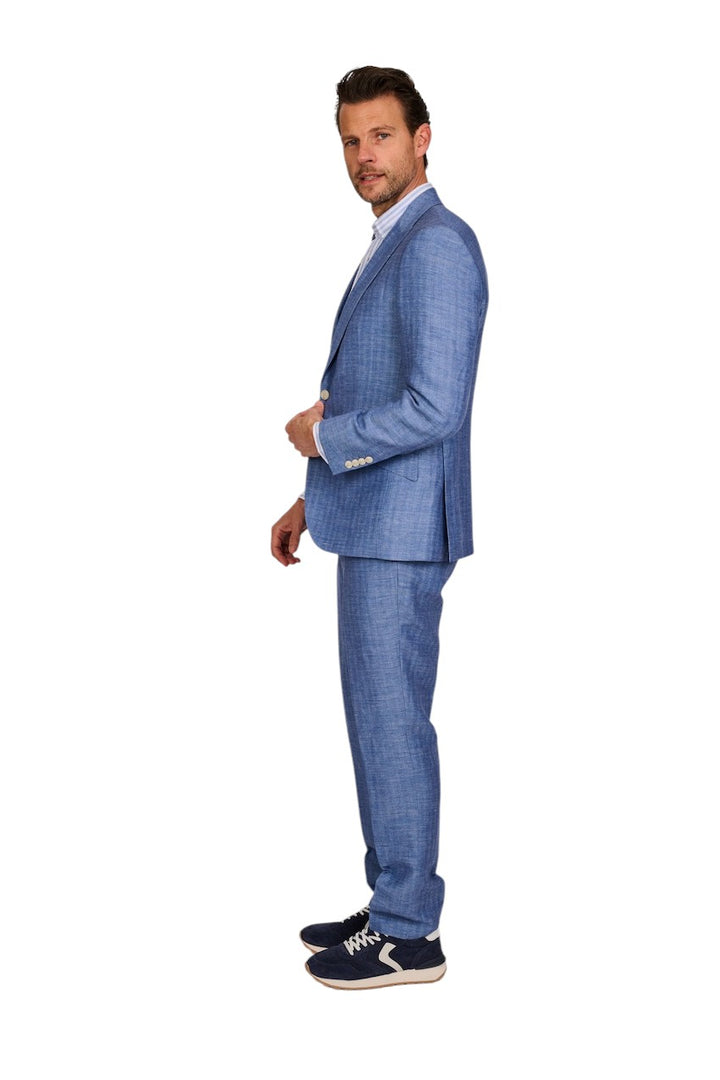 Hackett London kostuum heren blauw HM423239R 551