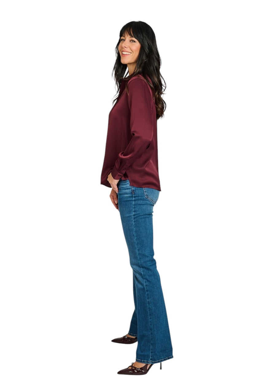 Hemisphere blouse dames bordeaux 2526HELLA-5 4351