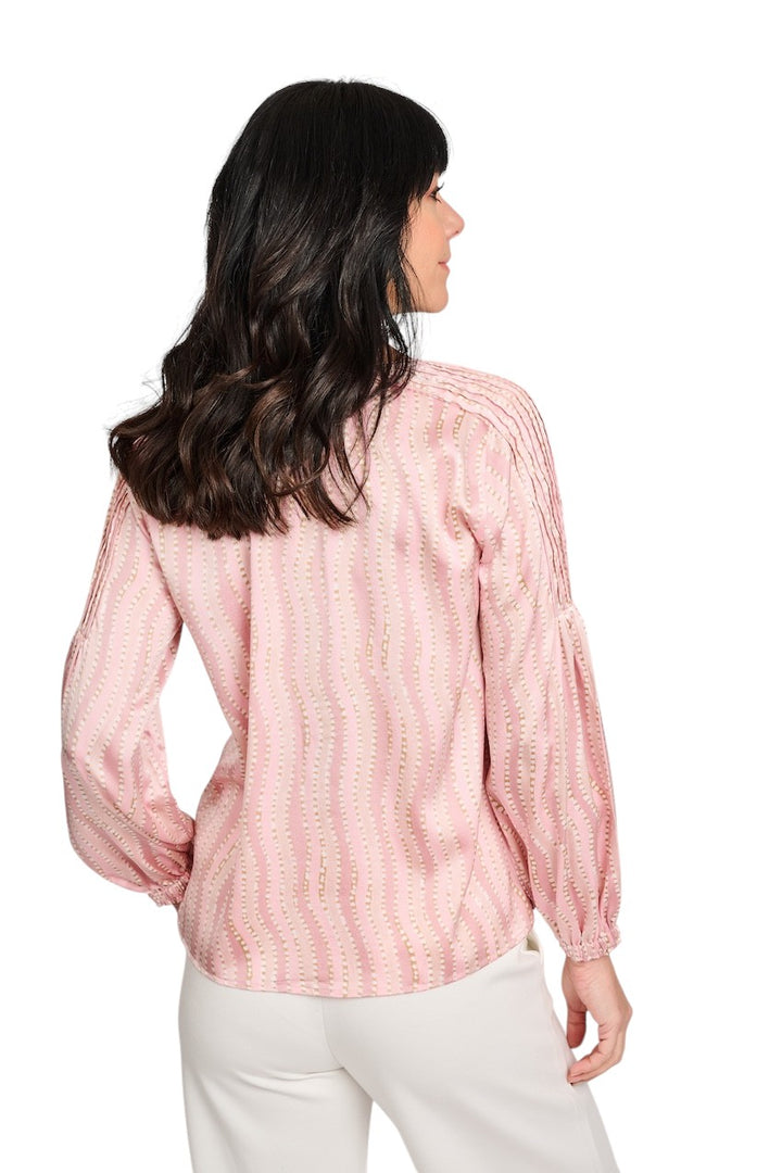 Hemisphere blouse lange mouwen dames roze 261FANTASIE-6 26AC