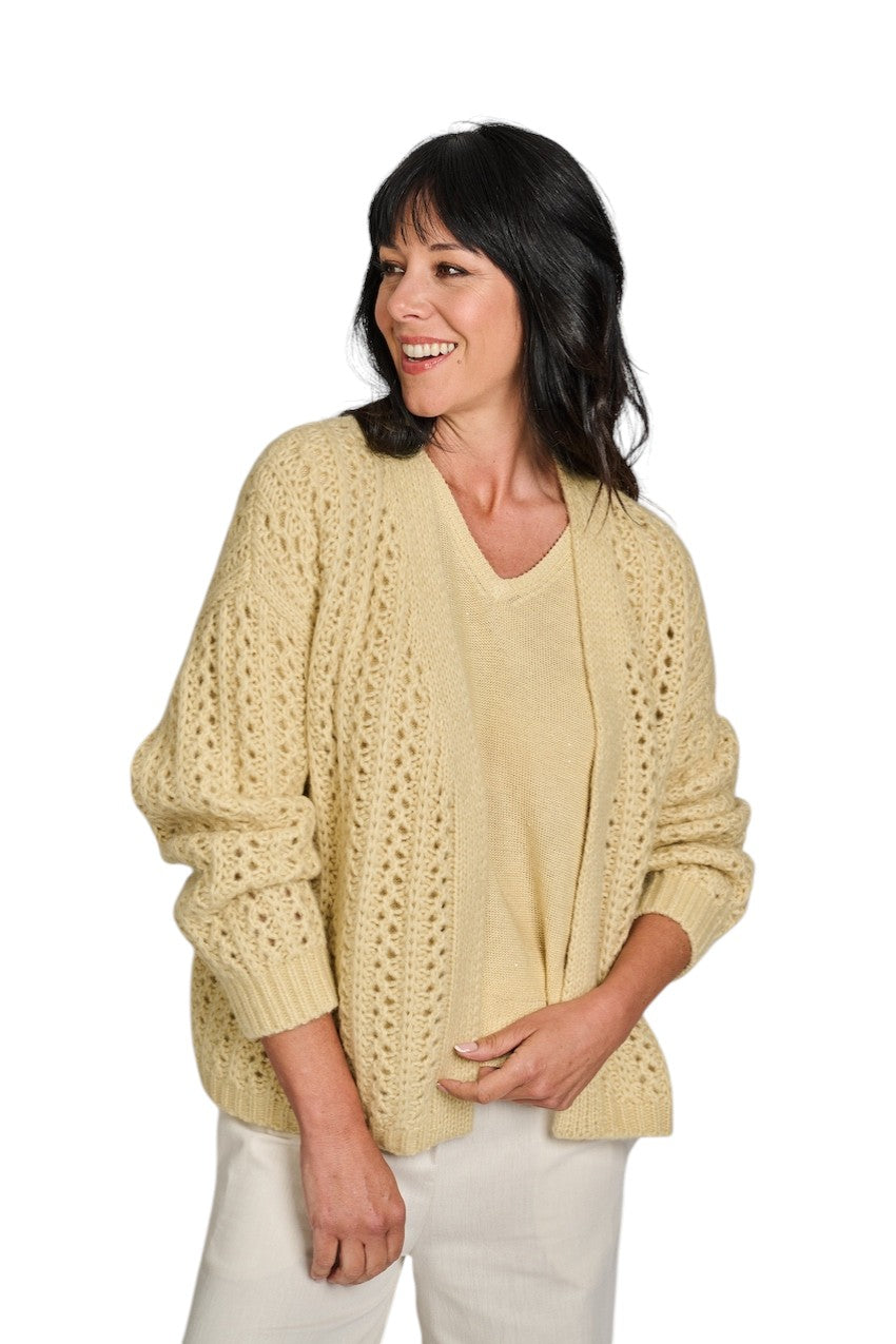 Hemisphere gilet dames geel 261C554-17 6133