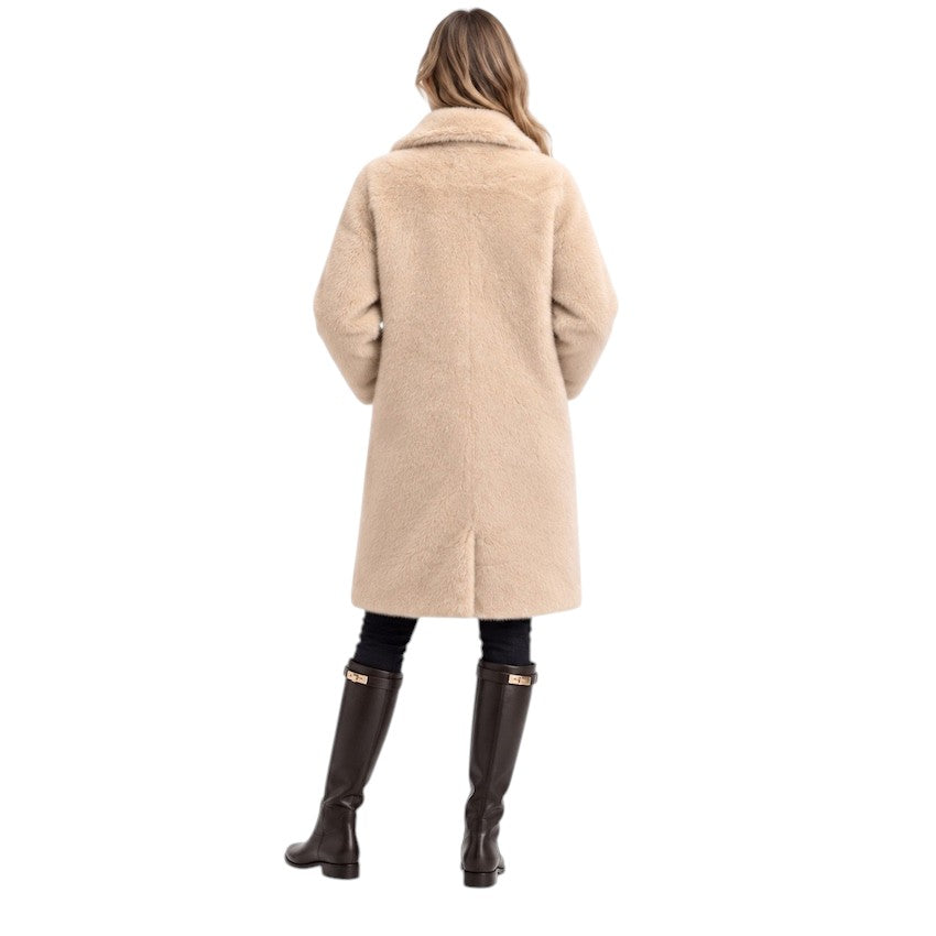 Hemisphere mantel jas dames beige Cim 262CIM-34 Y703