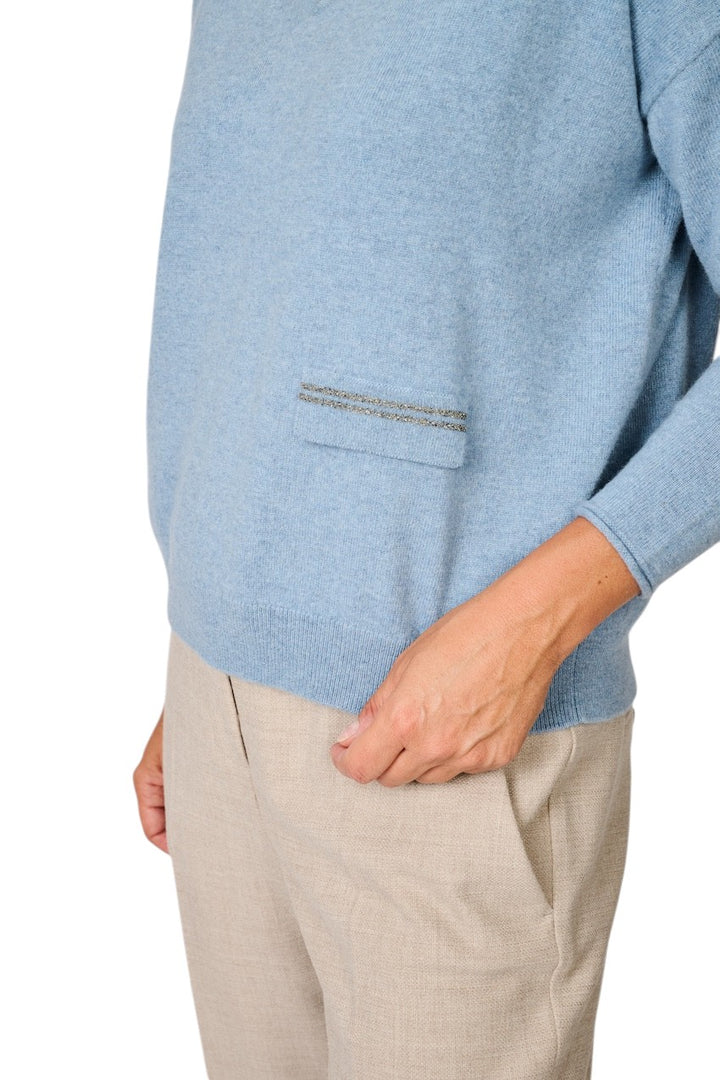 Hemisphere pull trui dames blauw 2621329GR-4 5237