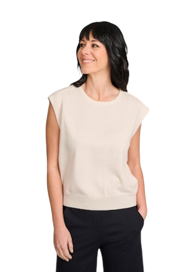 Hemisphere pull trui ronde hals dames beige 2611316-4 7380