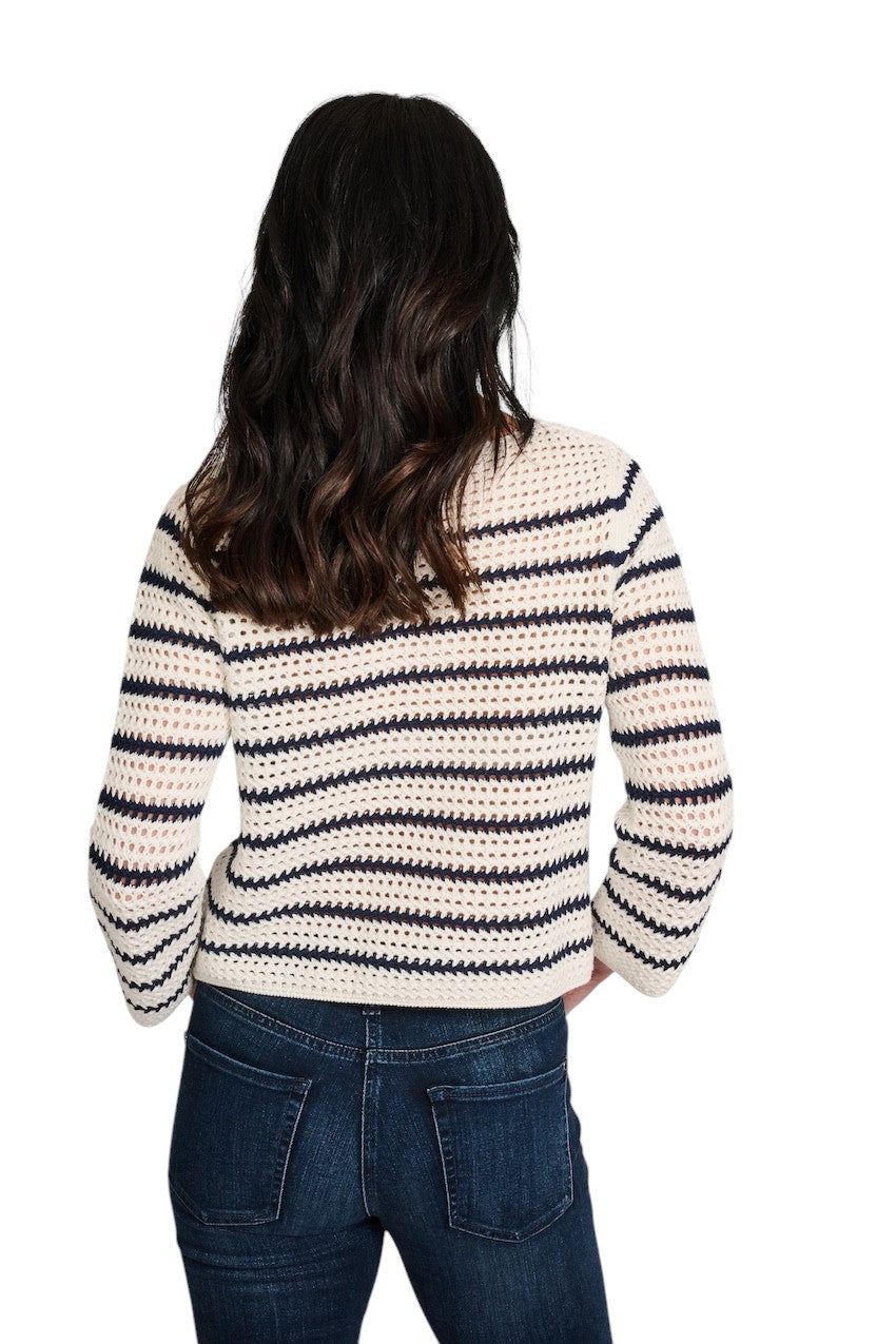 Hemisphere pull trui ronde hals dames marine 2610406FST-4 ST1