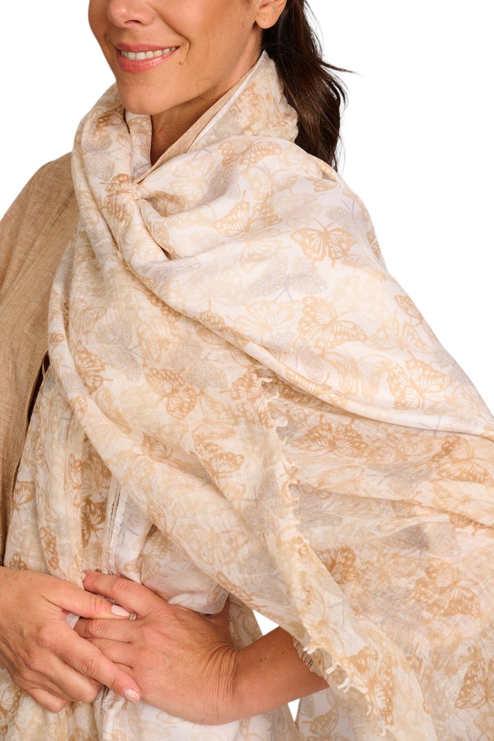Hemisphere sjaal dames camel Imixmufair IMIXMUFAIR 251D