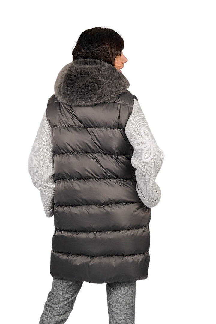 Herno Women bodywarmer dames anthraciet