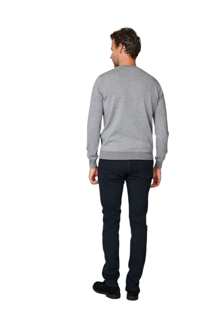 Jacob Cohen Men jeans heren donker blauwSlim Fit with zipper Bard JUM_QE009 030 S3623 100D