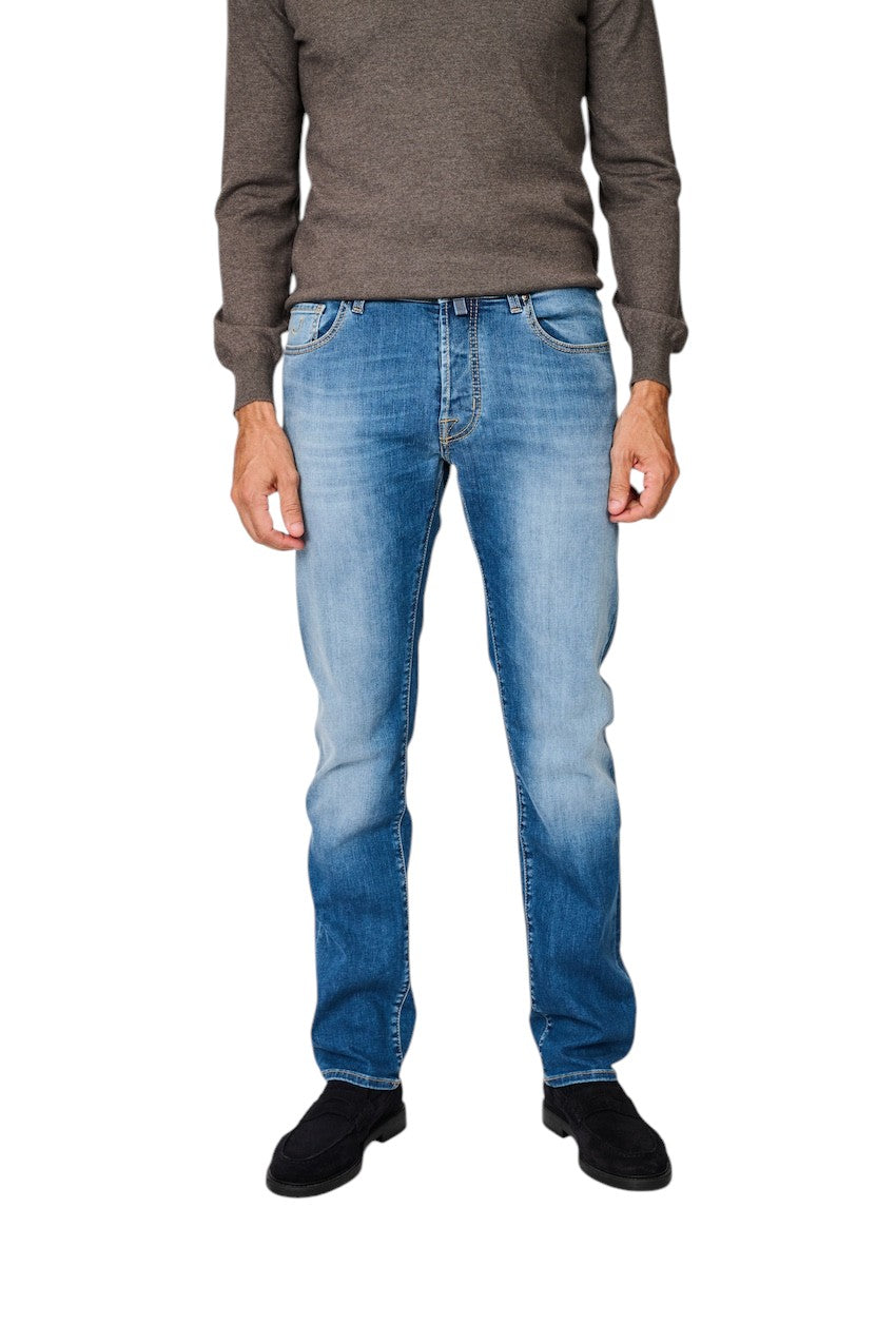 Jacob Cohen Men jeans heren licht blauw Slim Fit Bard JUMQE004 030 S3623 300D