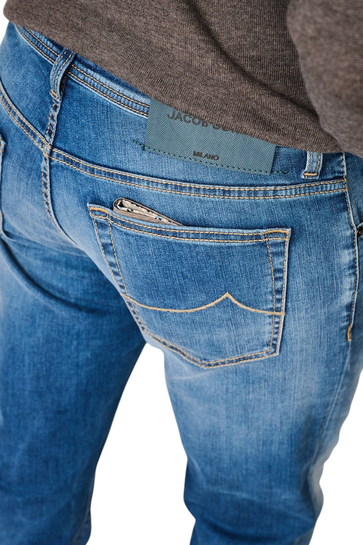 Jacob Cohen Men jeans heren licht blauw Slim Fit Bard JUMQE004 030 S3623 300D