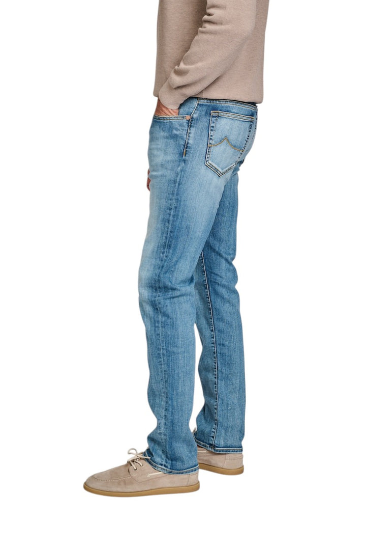 Jacob Cohen Men jeans heren licht blauw zipper Bard fast - vintage slim fit JUM_QE009055S3623V1 200D