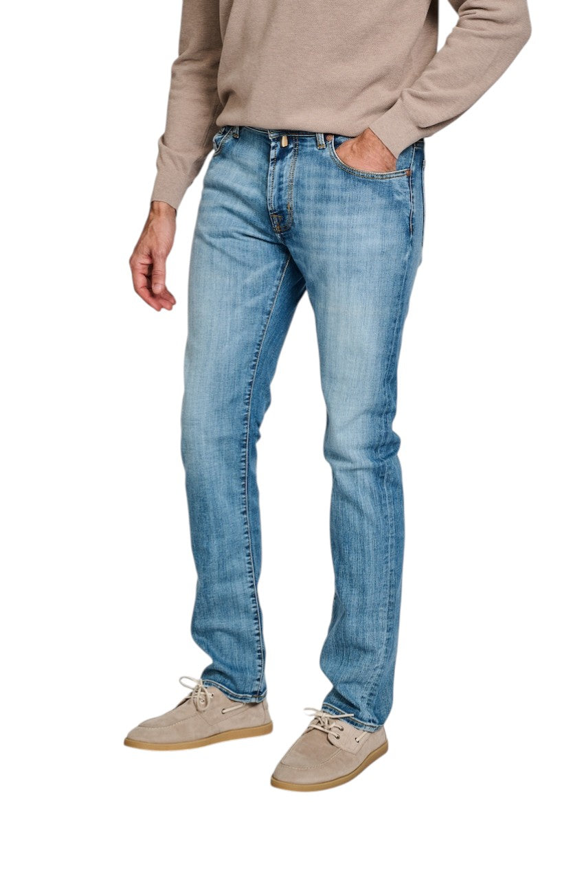 Jacob Cohen Men jeans heren licht blauw zipper Bard fast - vintage slim fit JUM_QE009055S3623V1 200D