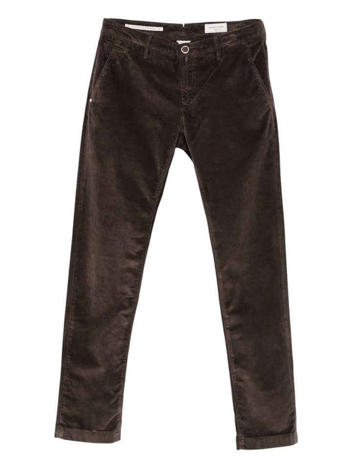 Jacob Cohen Men sportieve broek heren bruin SLIM FIT BOBBY JUM_P0001 001 S3653 TR F44