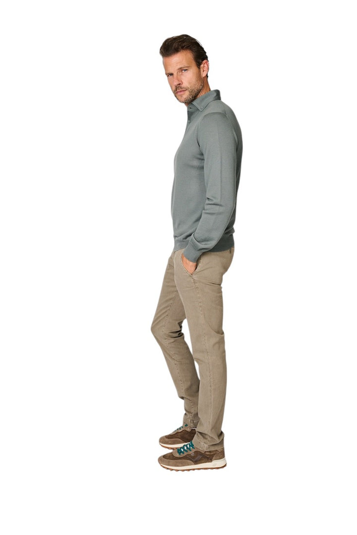 Jacob Cohen Men sportieve broek heren grijs Slim Fit Bobby JUM-P0001 001 S4216 B75
