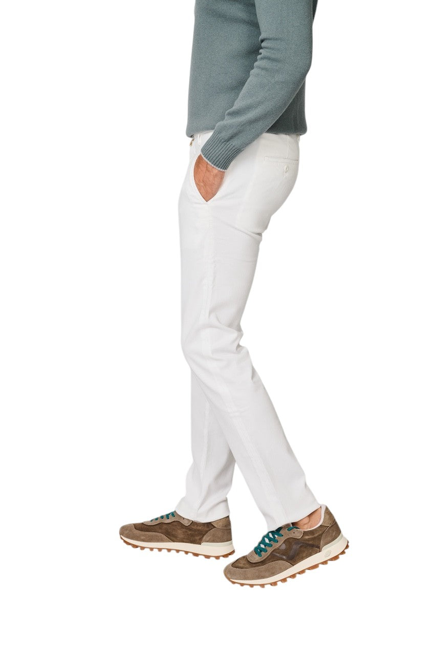 Jacob Cohen Men sportieve broek heren wit Slim Fit Bobby JUM_P0001 001 S4216 A00