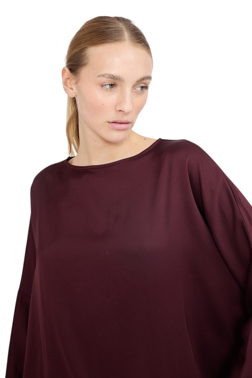 Jeff blouse lange mouwen dames bordeaux ROSIE 28.