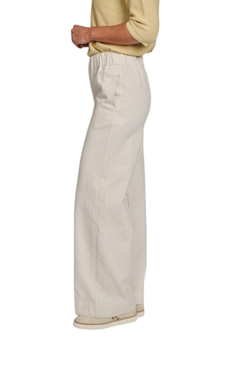 Jeff broek dames ecru Volta Twill