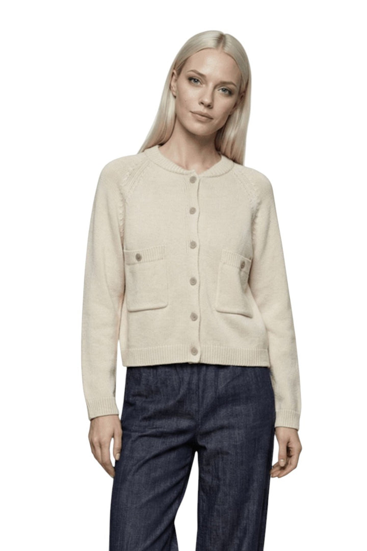 Jeff gilet dames beige Lea