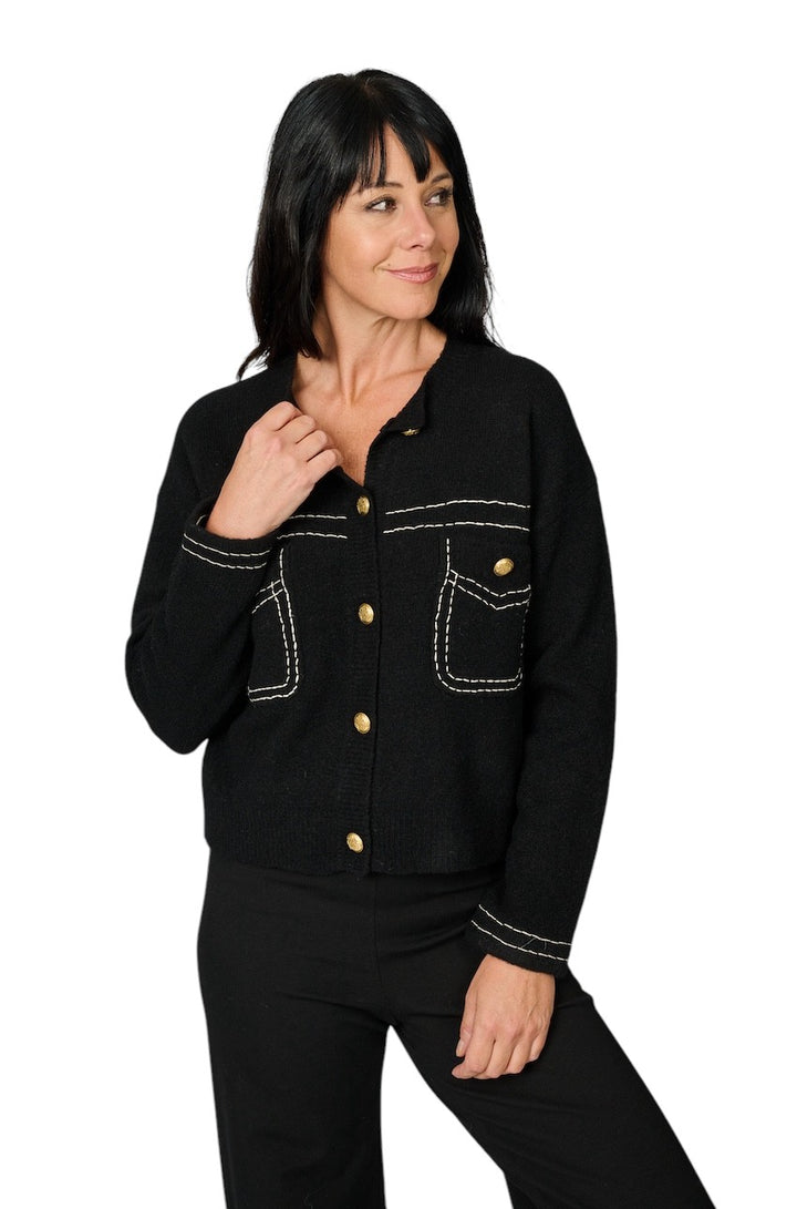 Jeff gilet dames zwart GABRIELLE