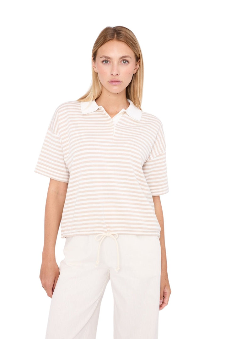 Jeff polo shirt dames ecru Cookie 1060