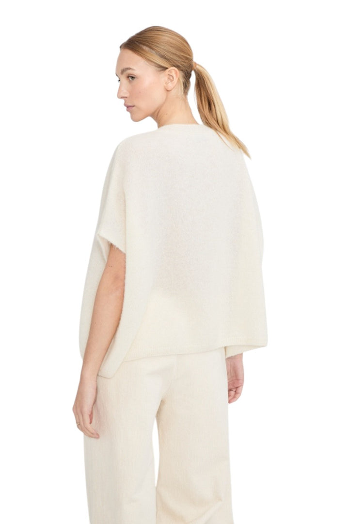 Jeff poncho dames ecru OONA