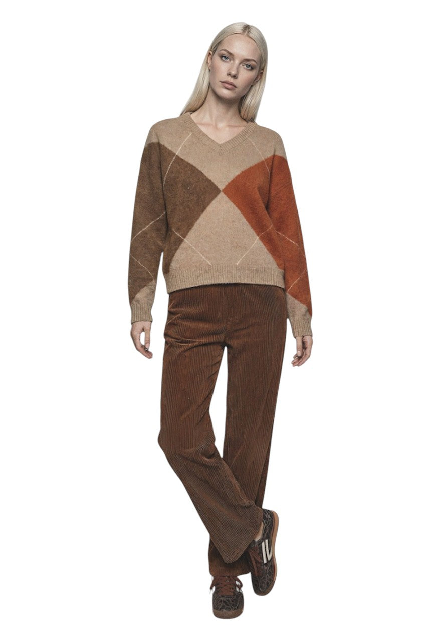 Jeff pull trui dames beige Aspen