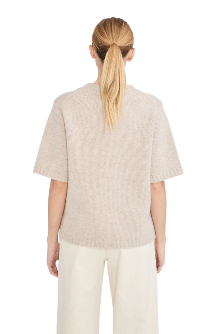 Jeff pull trui ronde hals dames beige HOPE 63