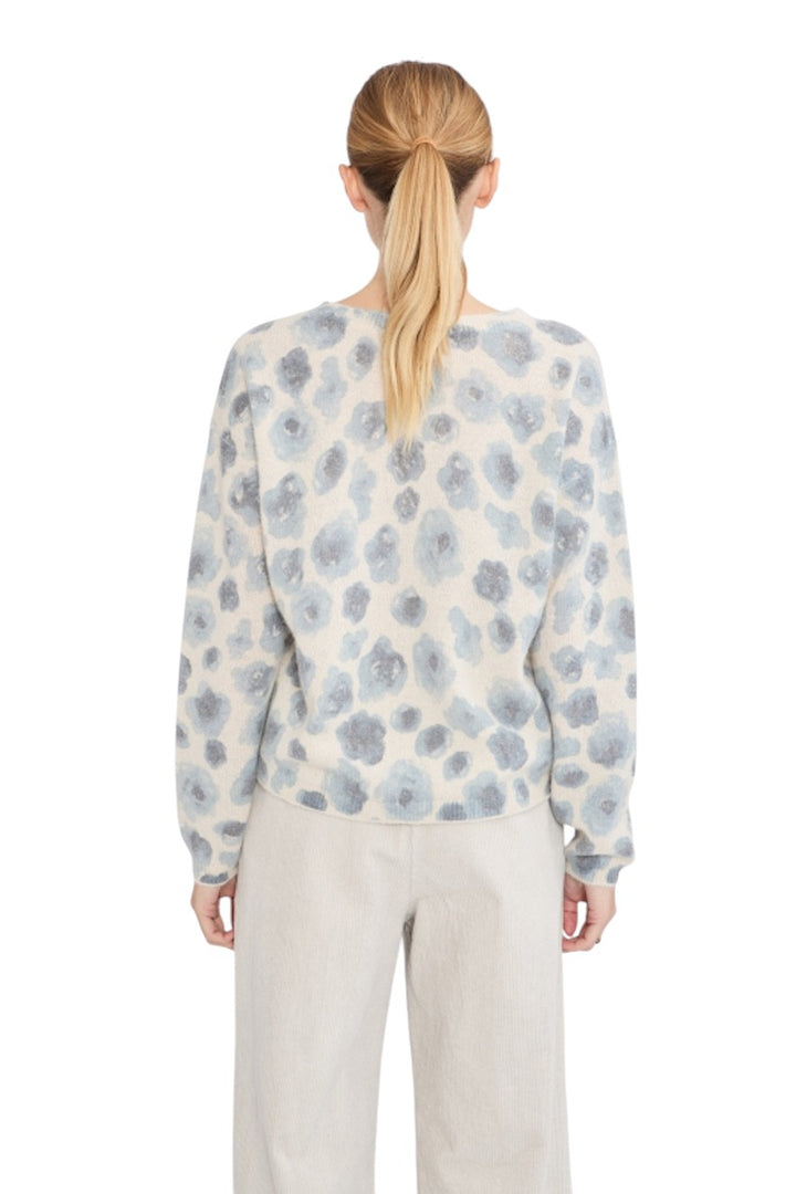 Jeff pull trui ronde hals dames blauw BARBIE 55