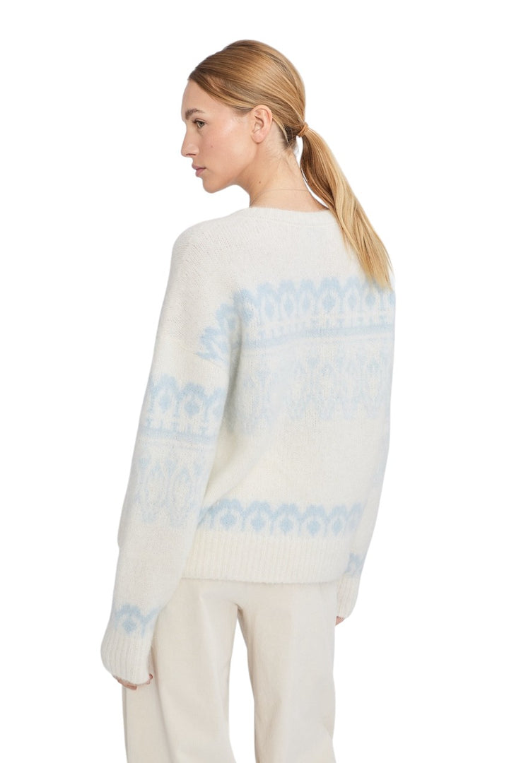 Jeff pull trui ronde hals dames ciel ORSO 52
