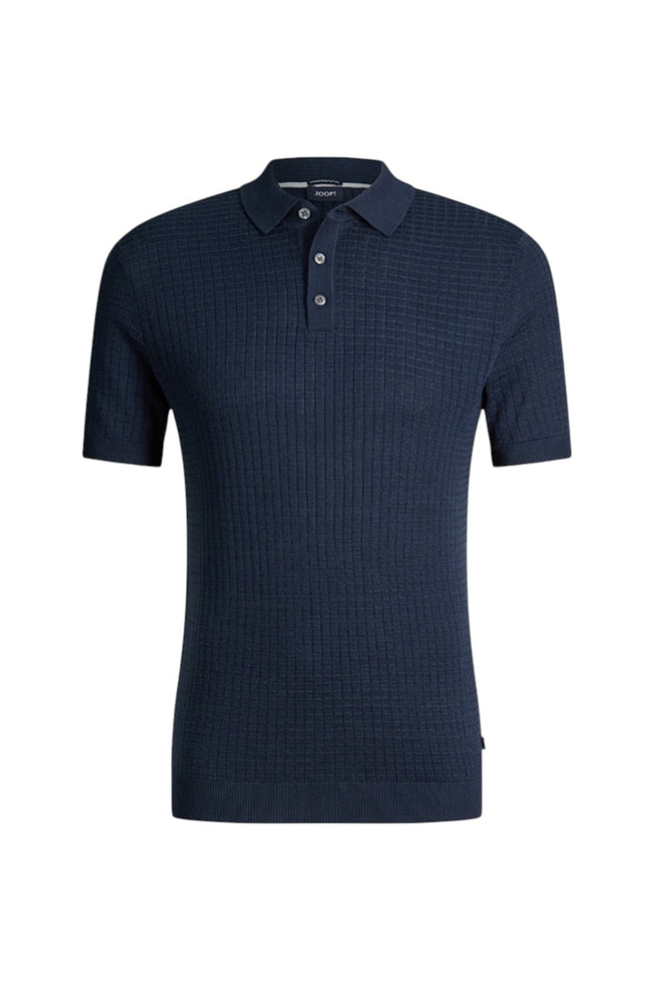 Joop polo shirt korte mouwen heren donker blauw Vanceo 10100298 00402