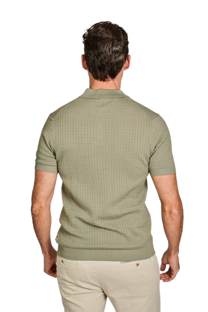 Joop polo shirt korte mouwen heren licht groen Vanceo 10100298 00320