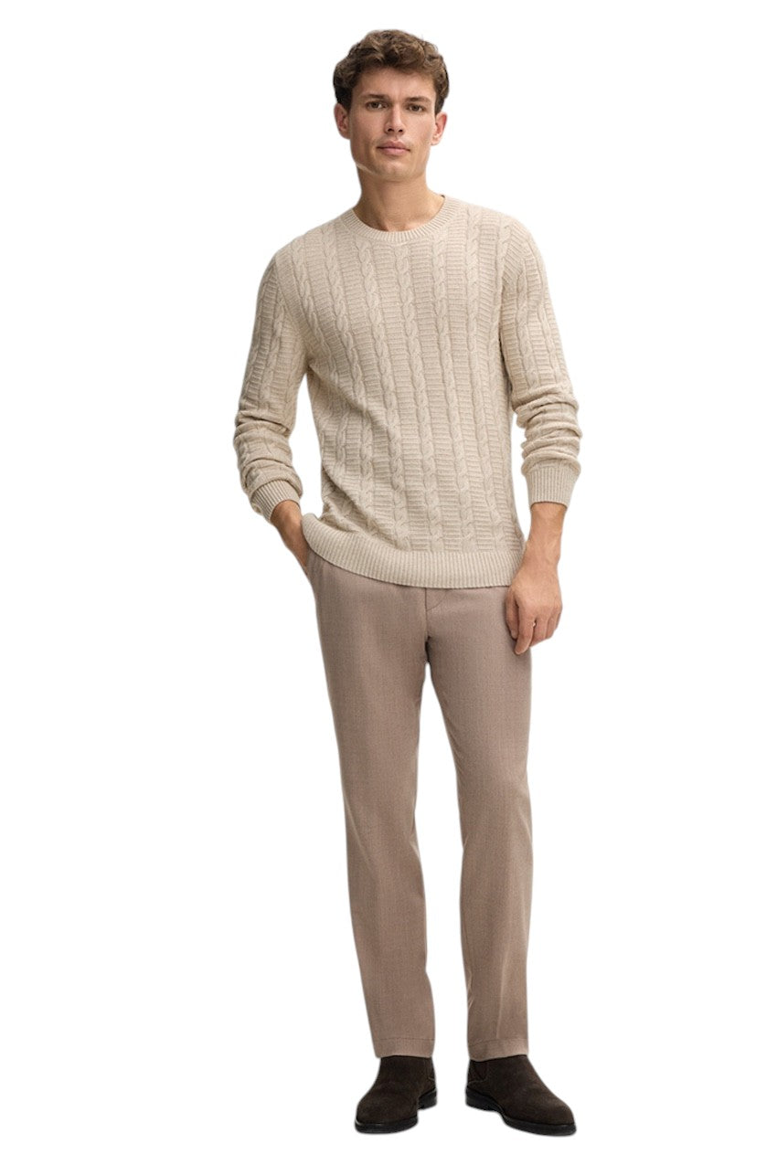 Joop pull trui ronde hals heren beige LEVIOR 10020021 268