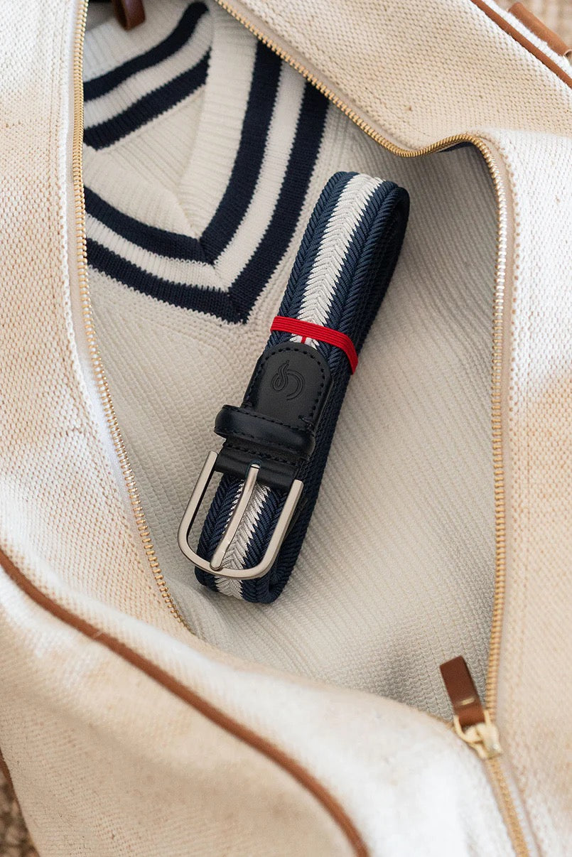 La Boucle riem heren blauw Bristol chevron club