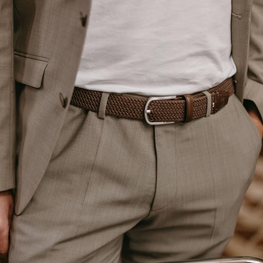 La Boucle riem heren bruin FLORENCE MONO BROWN