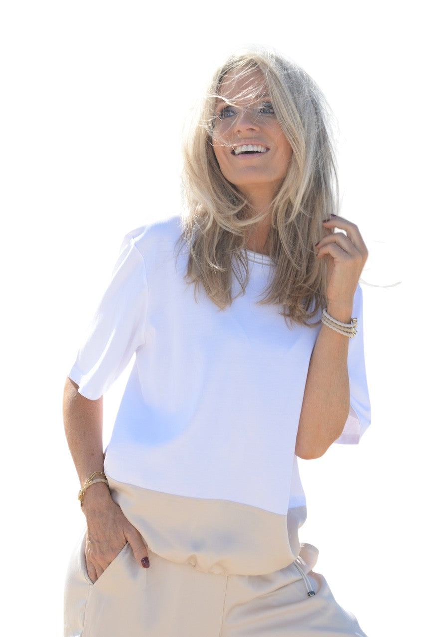 Margitates t-shirt dames zand 276132524 108000