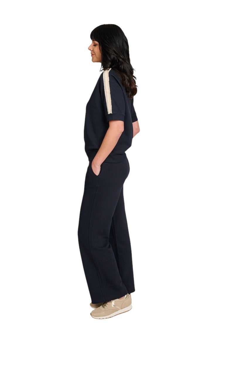 Margittes t-shirt dame navy