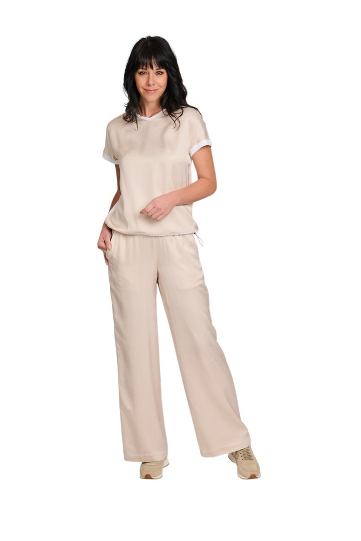 Margittes t-shirt dames zand