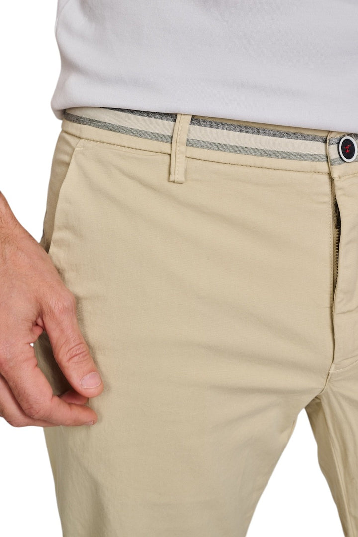 Mason'S Men bermuda heren beige Torino summer 9BE22863N2ME303332