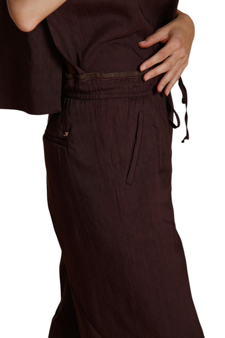 Mason'S Women broek dames bruin New York studio 4PNT6R880 MTE363 045