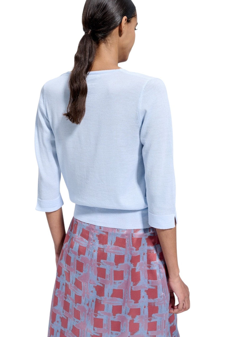 Natan Collection pullover donna azzurro LIANA-MERINOS-272