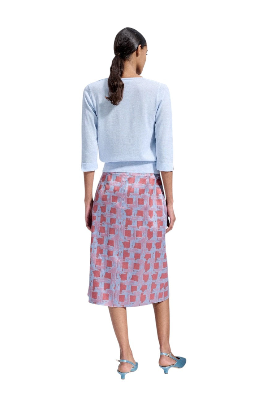 Natan Collection pullover donna azzurro LIANA-MERINOS-272